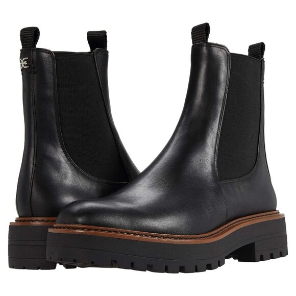 Sam Edelman Shoes - Sam Edelman Laguna Chelsea Boots in Black Leather, Size 8.5